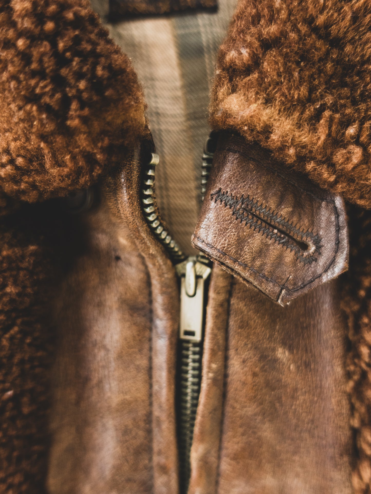 1930’s Extremely Rare Grizzly Leather Jacket - S