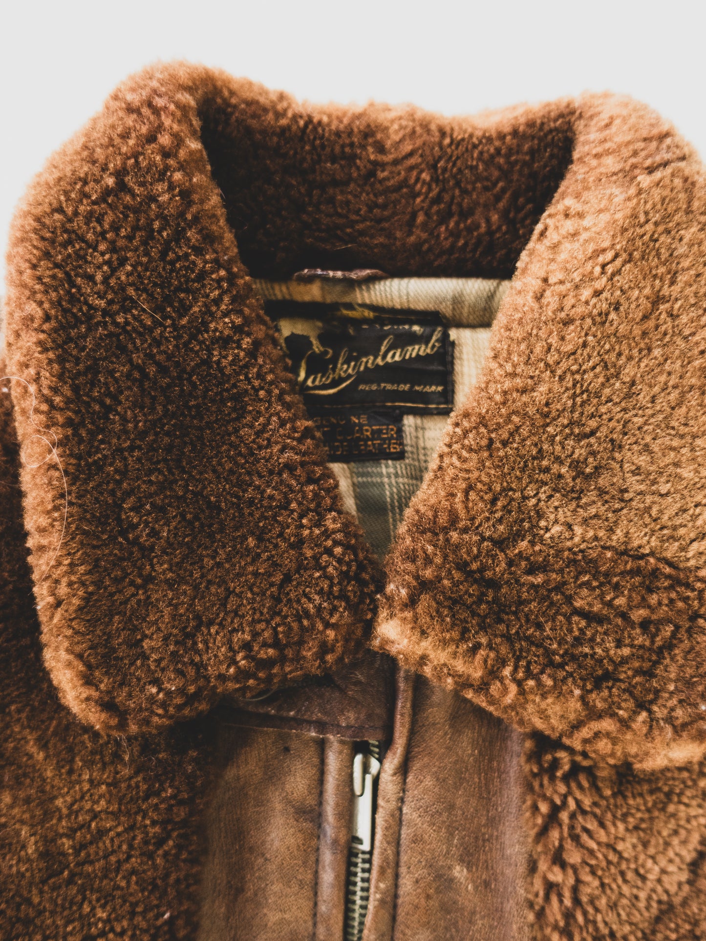 1930’s Extremely Rare Grizzly Leather Jacket - S