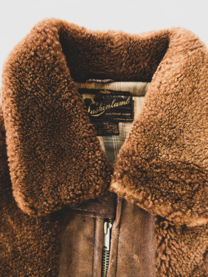 1930’s Extremely Rare Grizzly Leather Jacket - S