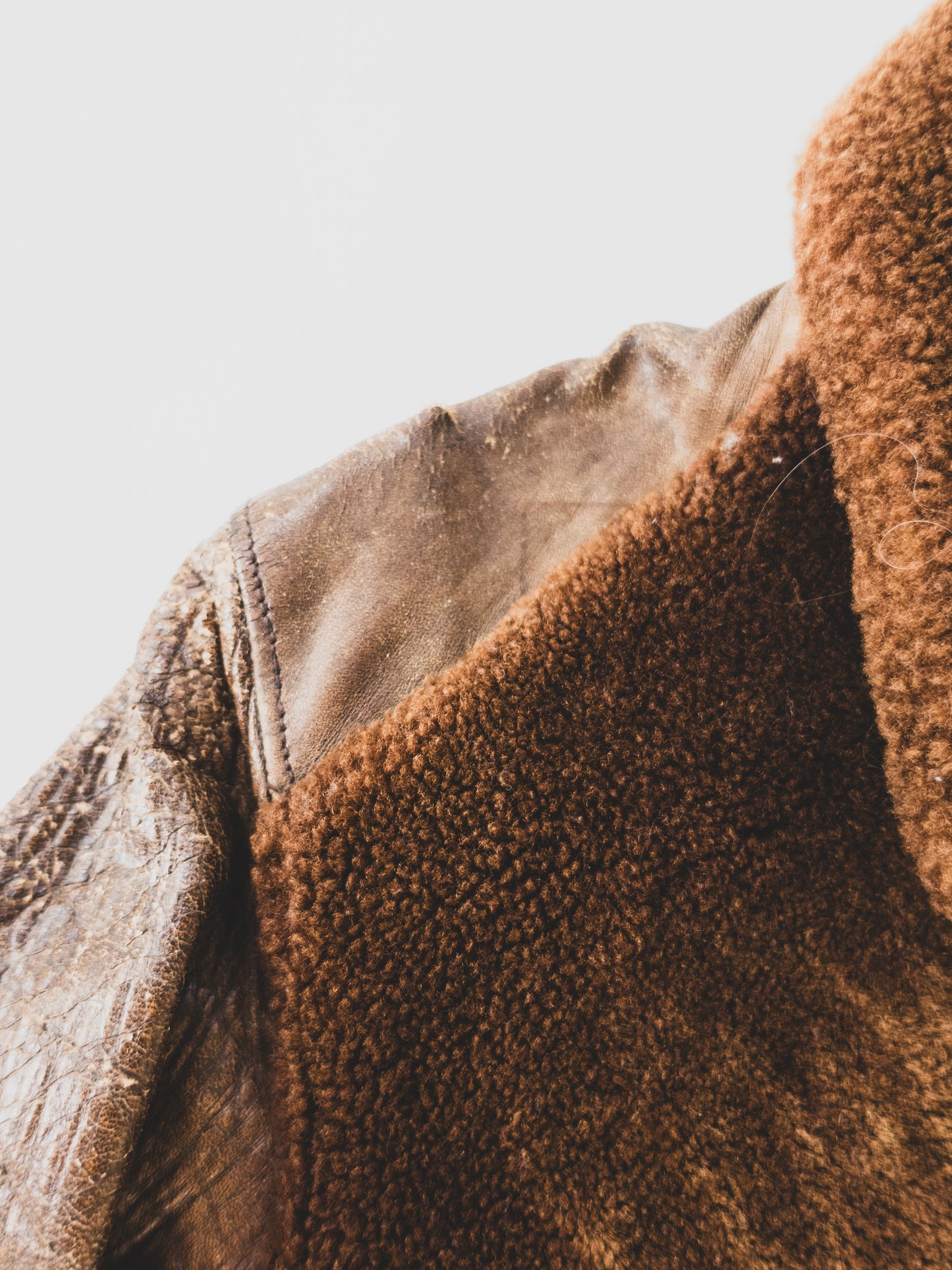 1930’s Extremely Rare Grizzly Leather Jacket - S