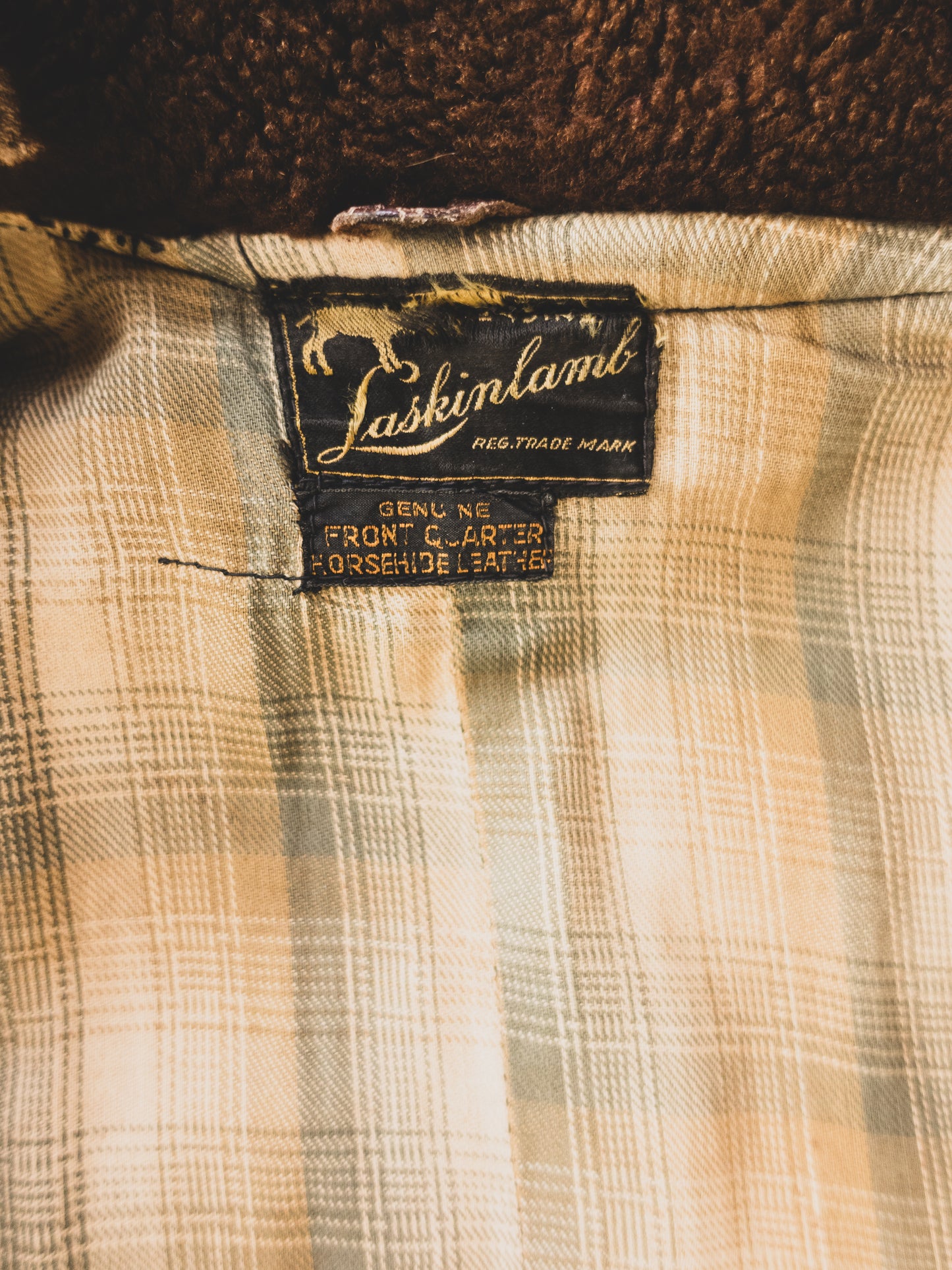1930’s Extremely Rare Grizzly Leather Jacket - S