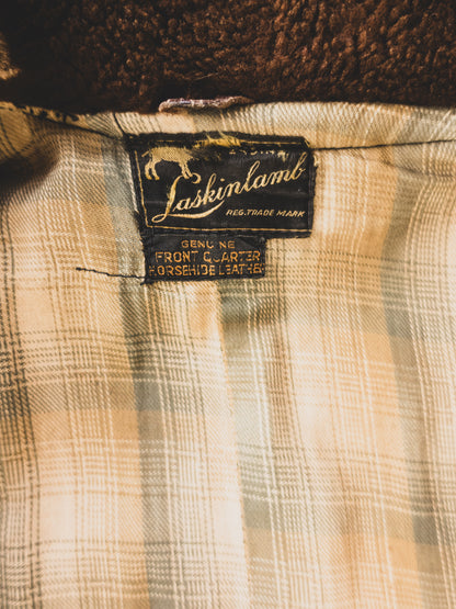 1930’s Extremely Rare Grizzly Leather Jacket - S