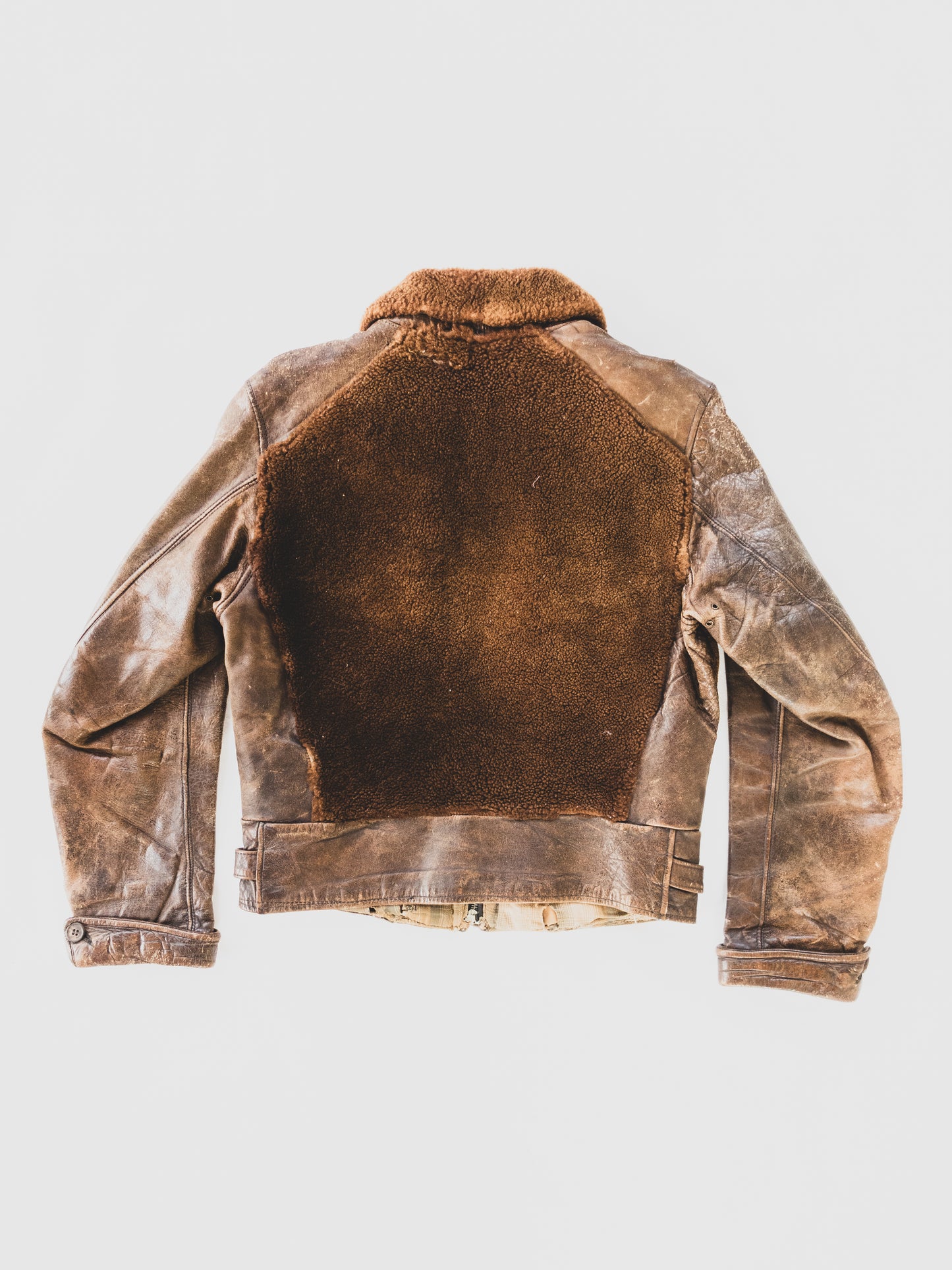 1930’s Extremely Rare Grizzly Leather Jacket - S