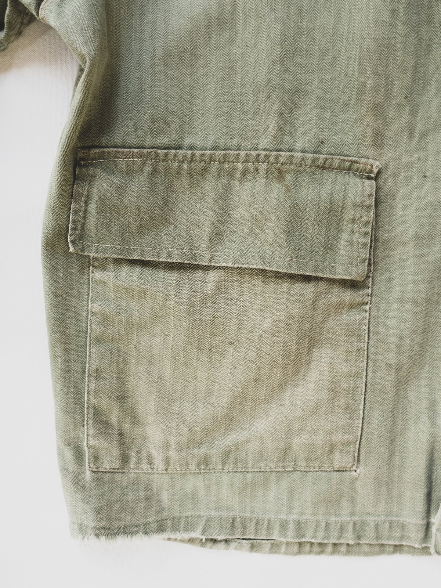1940’s Two Pocket Cropped HBT Jacket - M