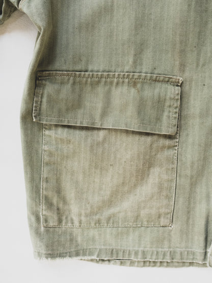 1940’s Two Pocket Cropped HBT Jacket - M