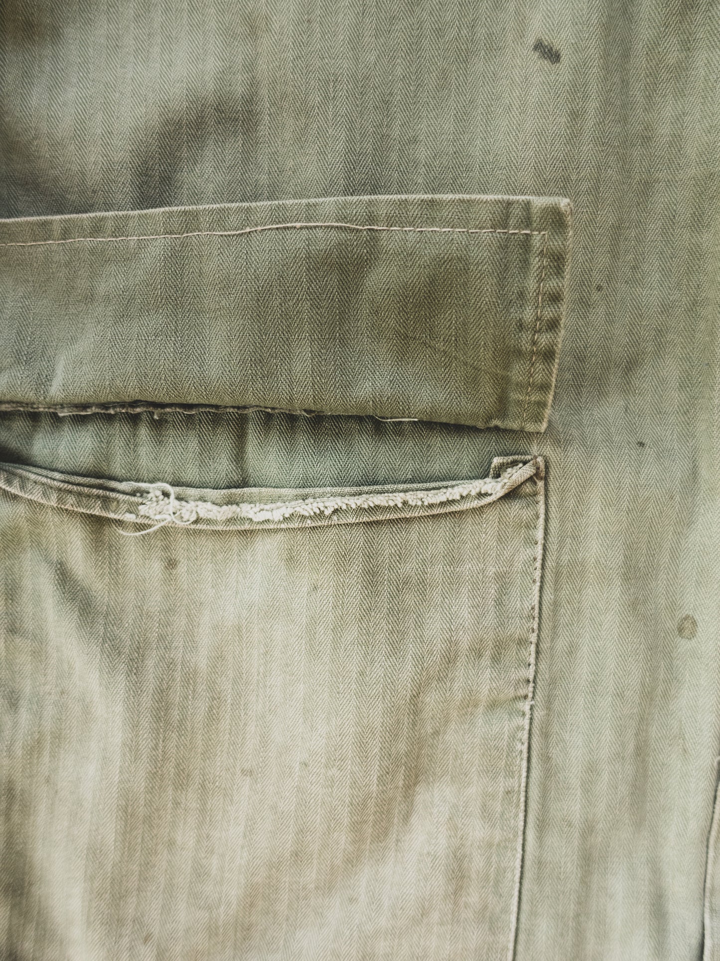 1940’s Two Pocket Cropped HBT Jacket - M