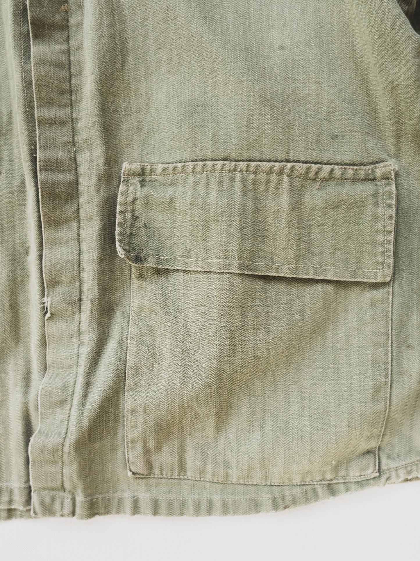 1940’s Two Pocket Cropped HBT Jacket - M
