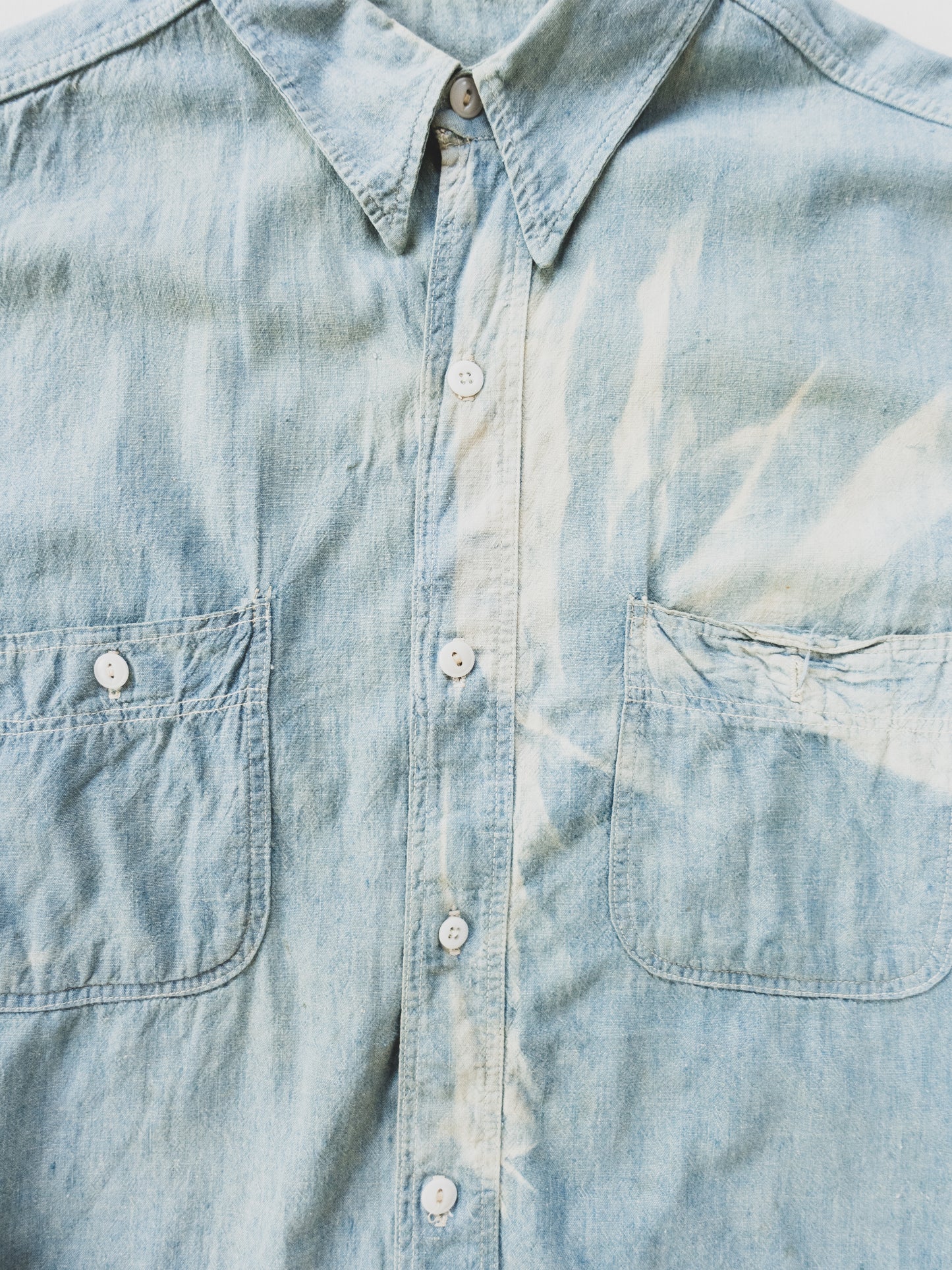1940’s Beautifully Faded Chambray - M