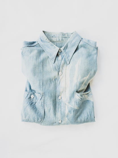 1940’s Beautifully Faded Chambray - M