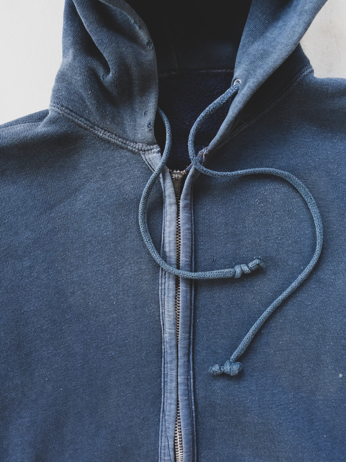 1960s Faded Zip Up Hoodie - M