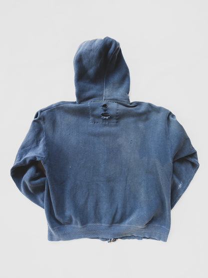 1960’s Faded Zip Up Hoodie - M