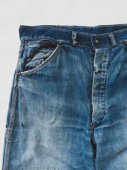 1940’s Patched Carpenter Pants - 34x27
