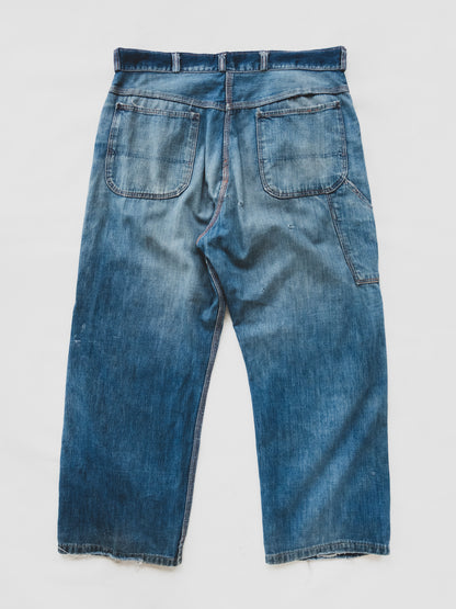 1940’s Patched Carpenter Pants - 34x27