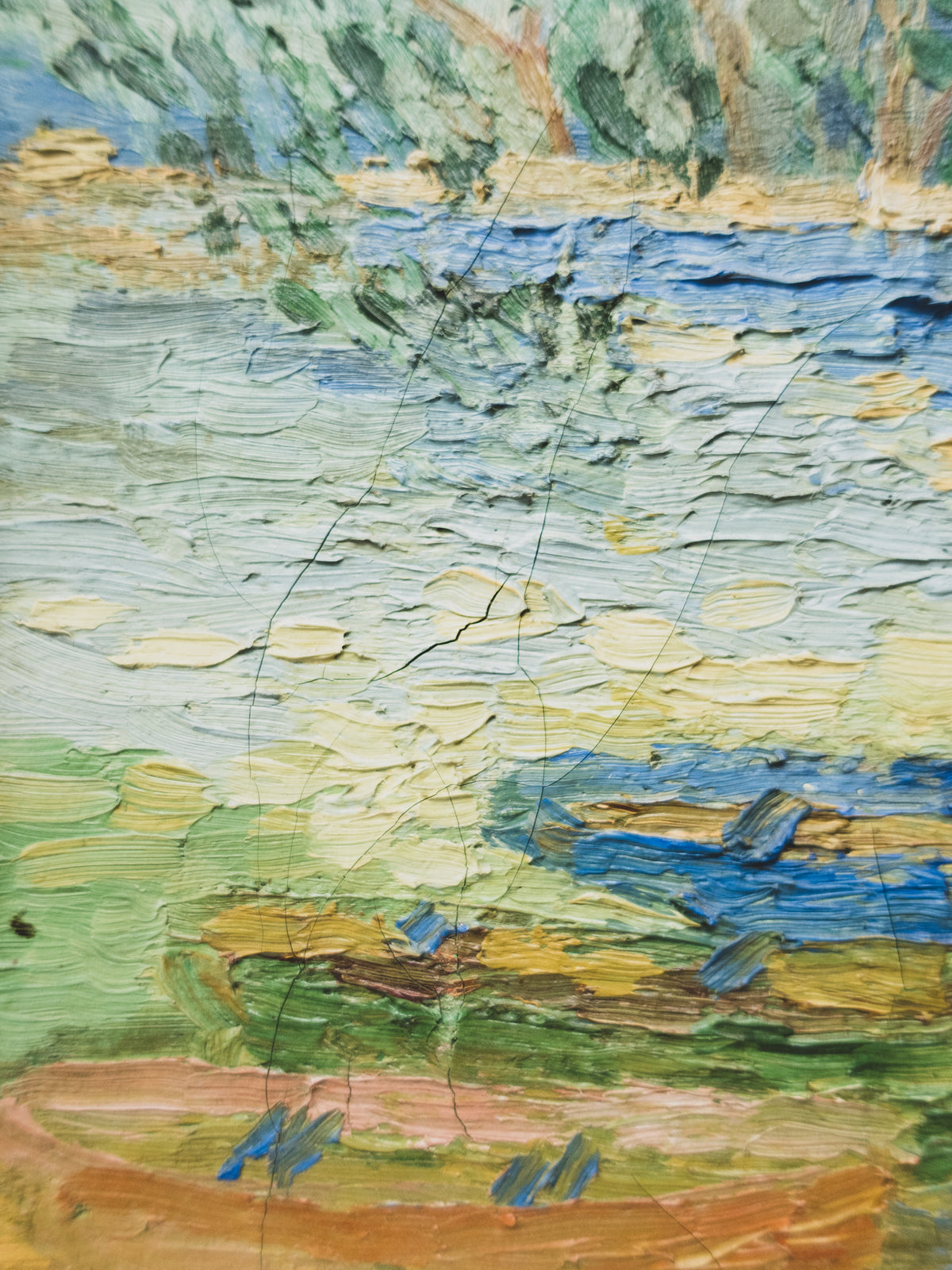 Early 20th C. Impressionist Landscape Oil Painting