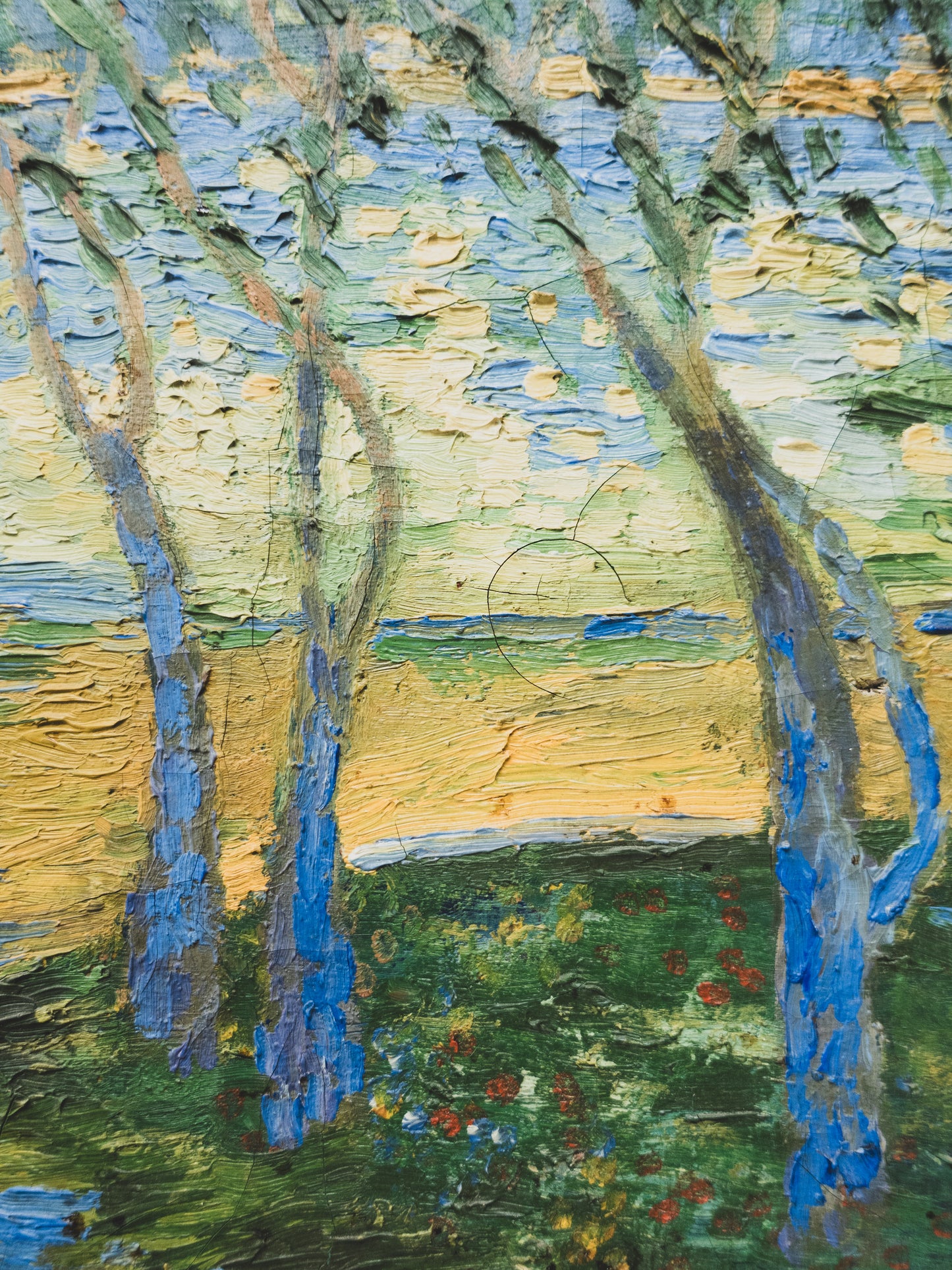 Early 20th C. Impressionist Landscape Oil Painting