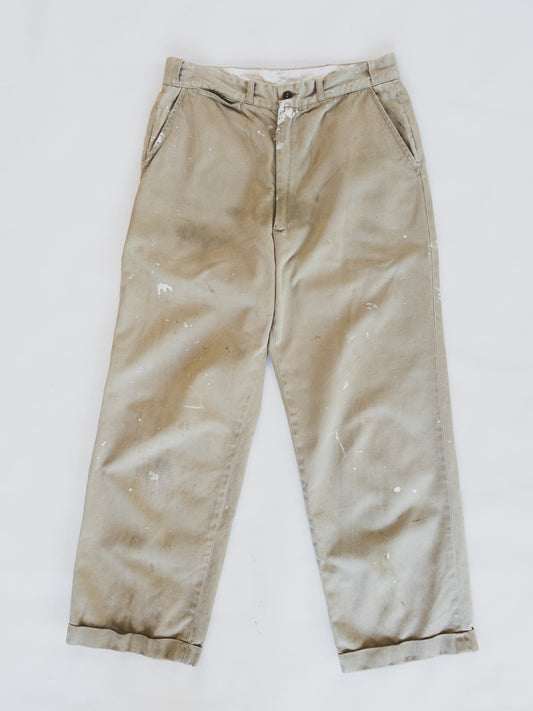 1950’s Paint Splattered Chinos - 31x29