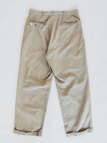 1950’s Paint Splattered Chinos - 31x29