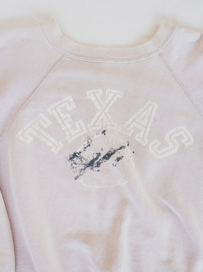 1950's Faded Pink " Texas "  Sweat - M