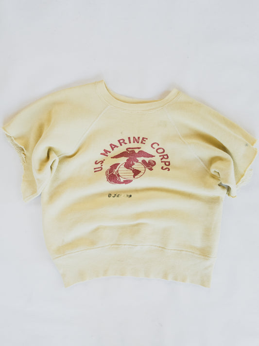 1960's Cutoff " US Marine Corps " Sweat - S