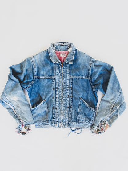 1950’s Distressed Two Pocket Jacket - S