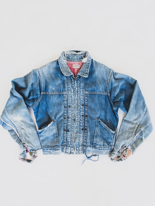 1950’s Distressed Two Pocket Jacket - S
