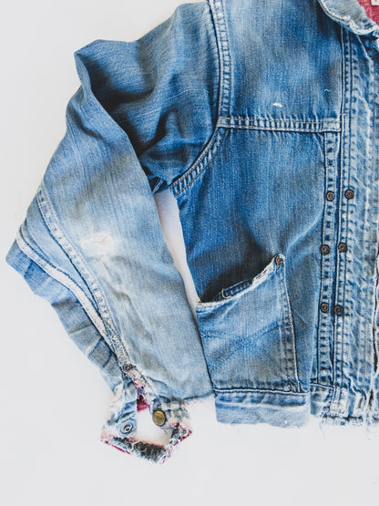 1950’s Distressed Two Pocket Jacket - S