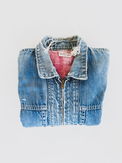 1950’s Distressed Two Pocket Jacket - S