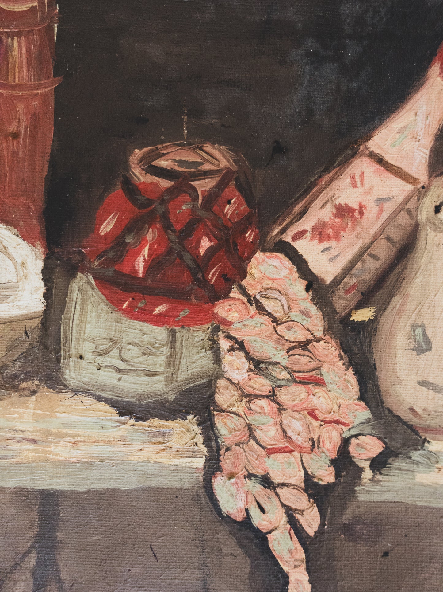 1950s Abstract Still Life - Oil on Canvas