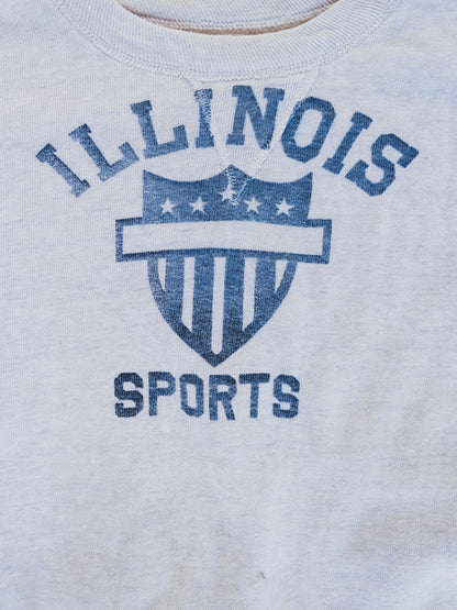 1950's " Illinois Sports "  Sweat - M