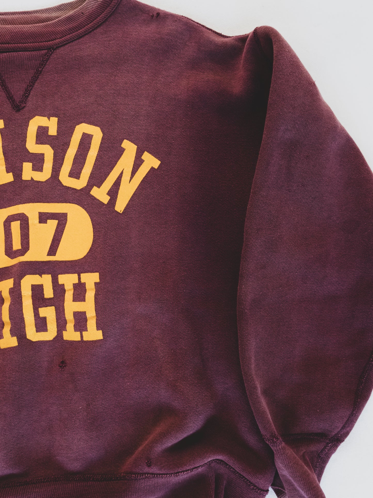 1950's Perfectly Faded " Edison High "  Sweat - M/L
