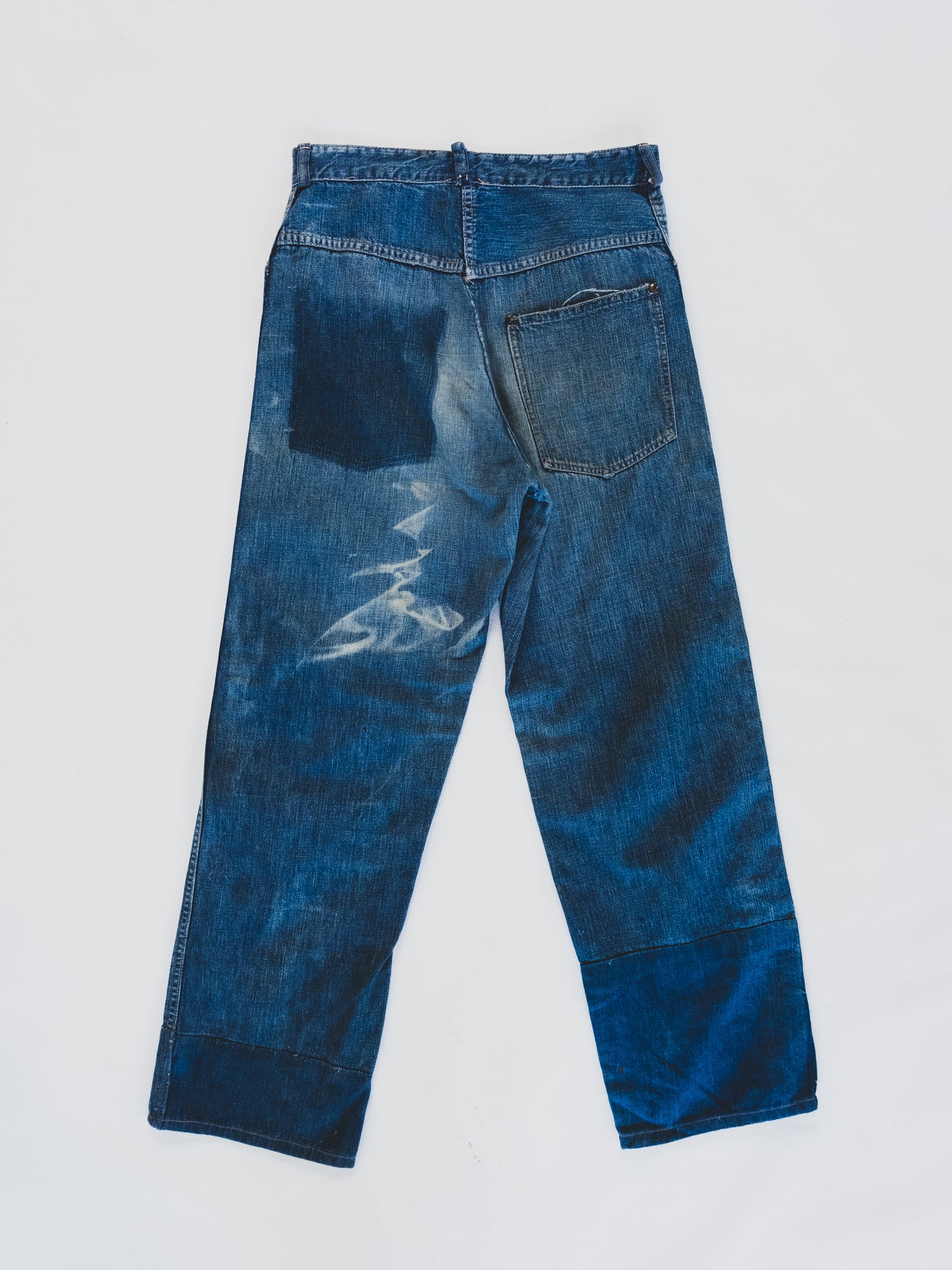 1950’s Patched Cowboy Jeans - 27x28