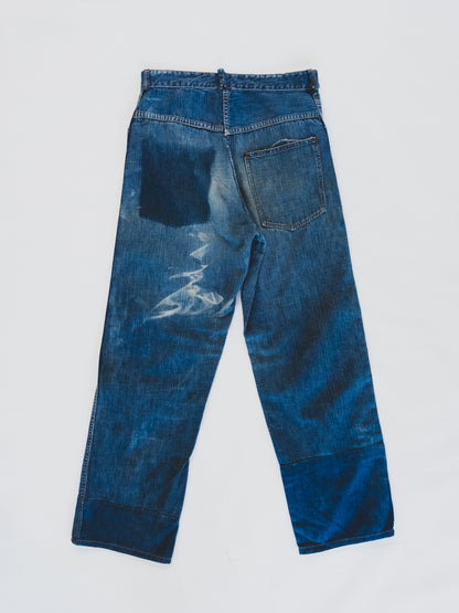 1950’s Patched Cowboy Jeans - 27x28