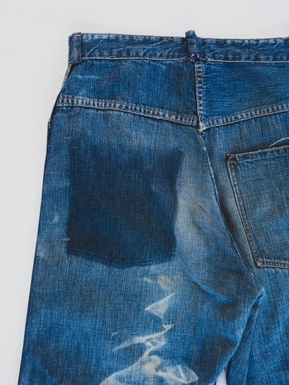 1950’s Patched Cowboy Jeans - 27x28