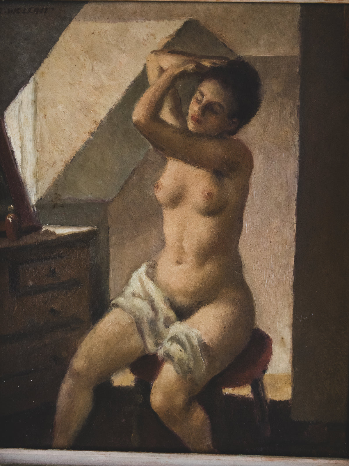 1930s Nude - Oil on Masonite