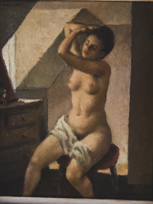 1930s Nude - Oil on Masonite