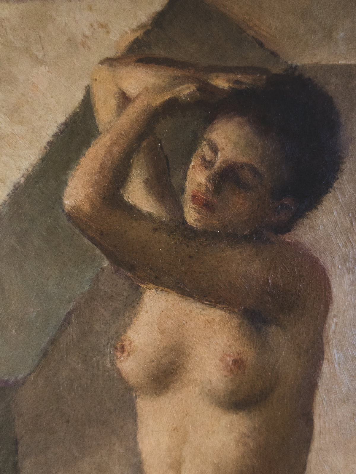 1930s Nude - Oil on Masonite