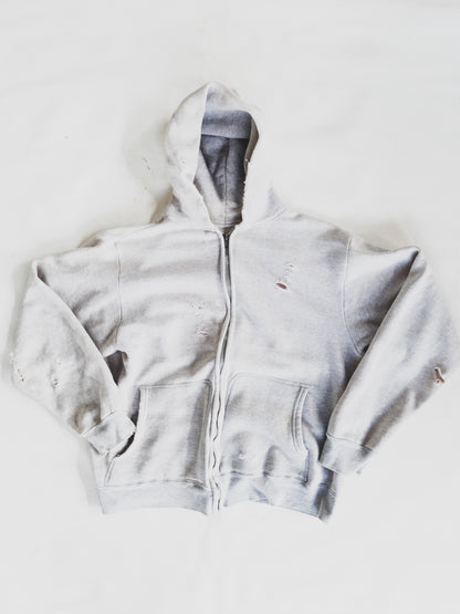 1950’s Tattered Zip Up Hoodie - M