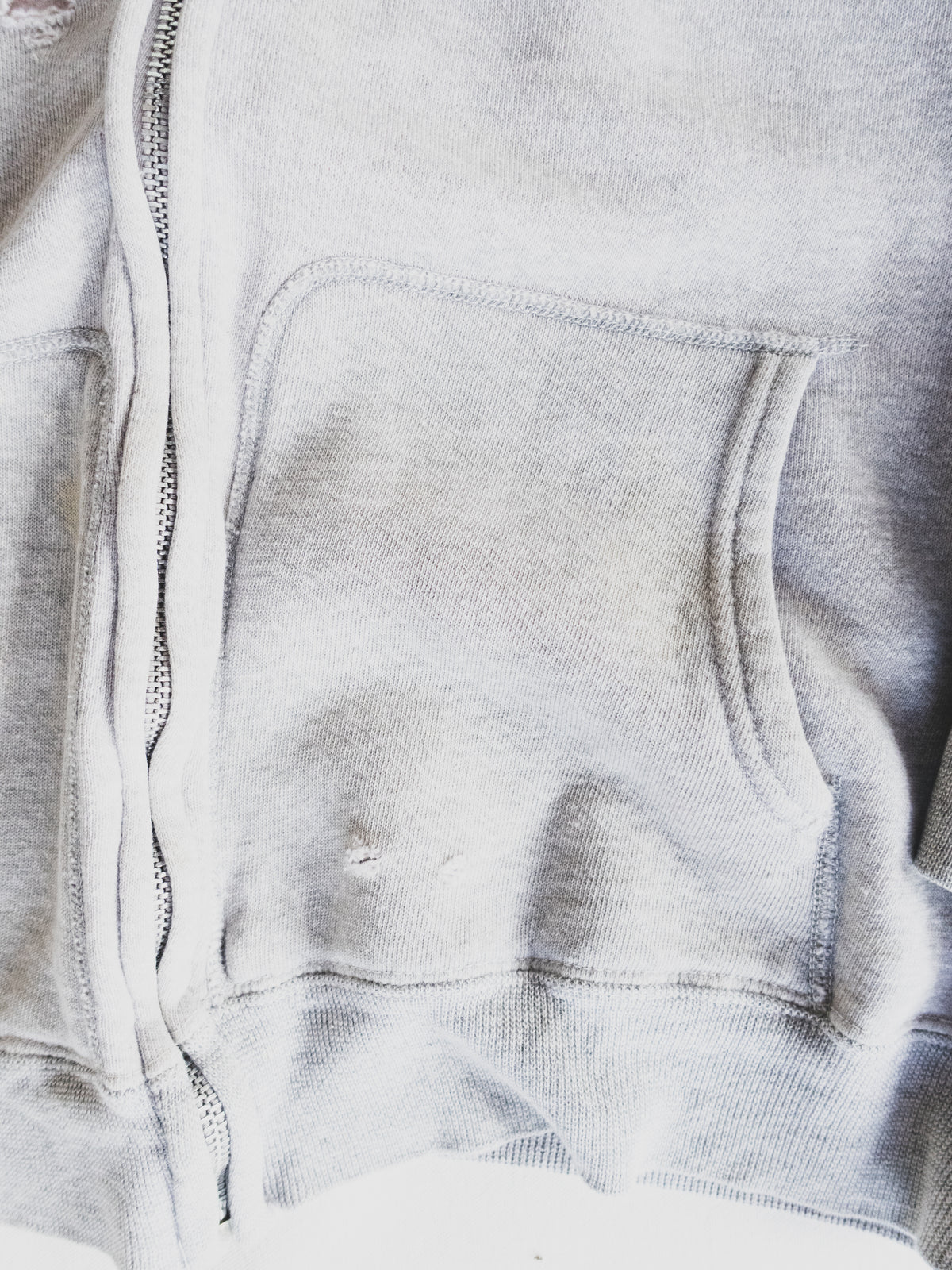 1950’s Tattered Zip Up Hoodie - M