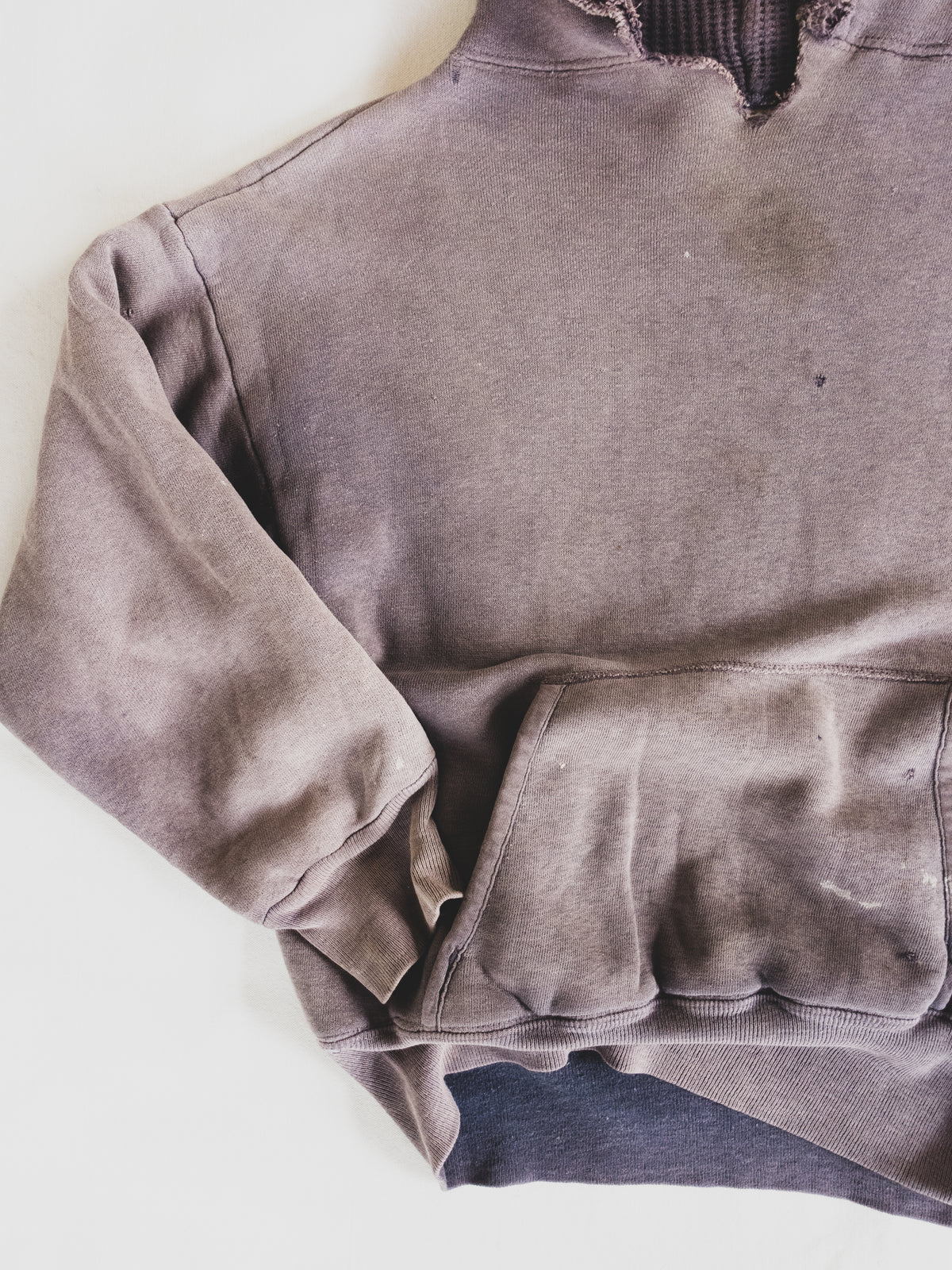 1960's Rare Perfectly Faded Thermal lined Hoodie - S/M