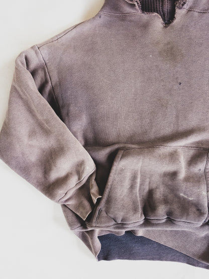 1960's Rare Perfectly Faded Thermal lined Hoodie - S/M