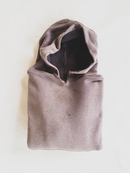 1960's Rare Perfectly Faded Thermal lined Hoodie - S/M