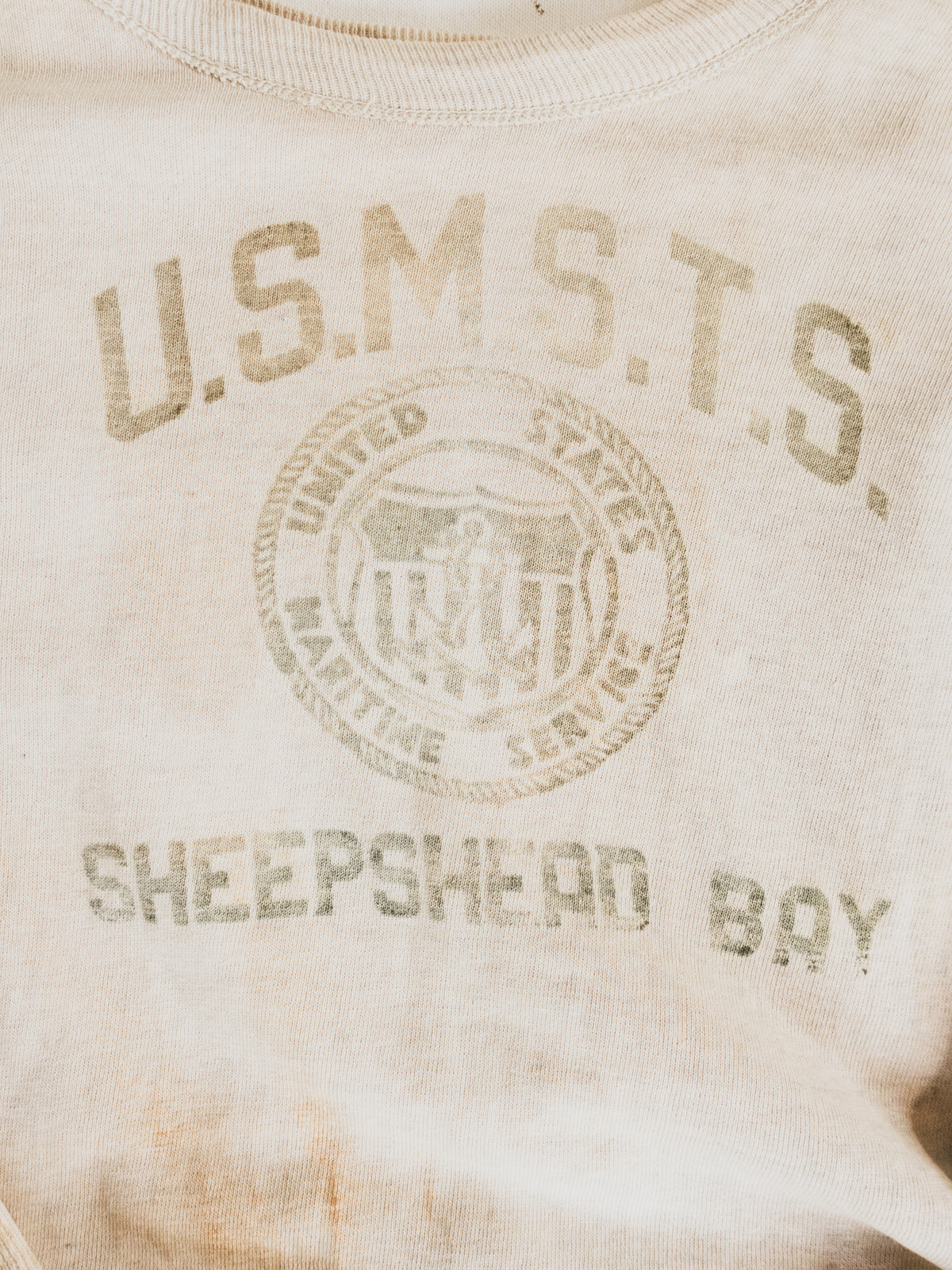 1940's Rare " Maritime Service "  Sweat - S