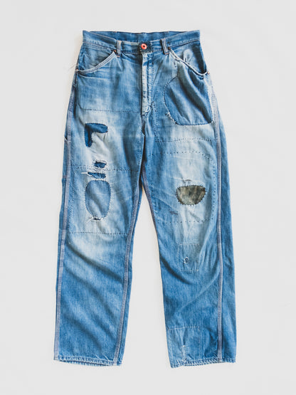 1950’s Crazy Patched Carpenter Pants - 31x32