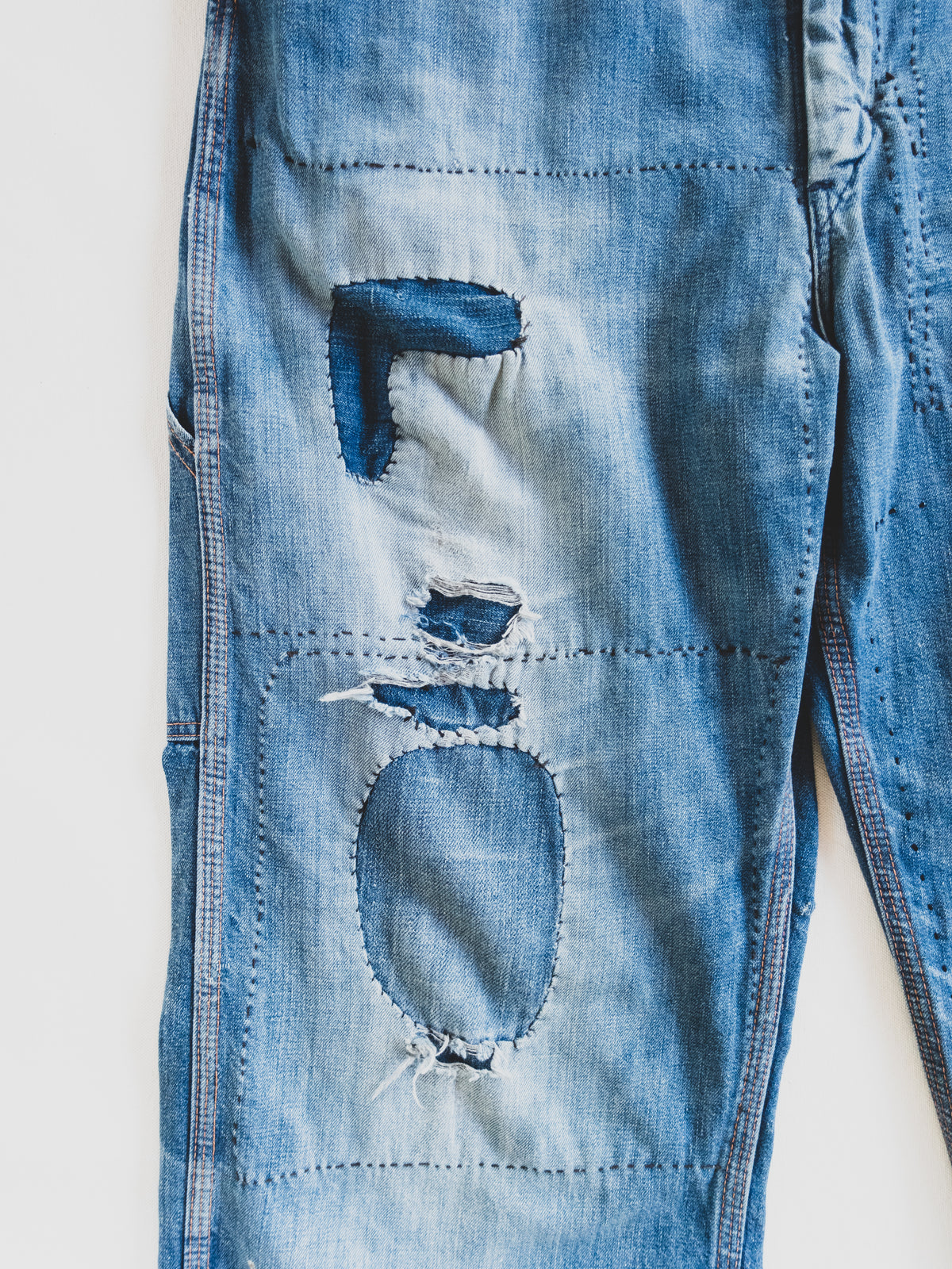 1950’s Crazy Patched Carpenter Pants - 31x32