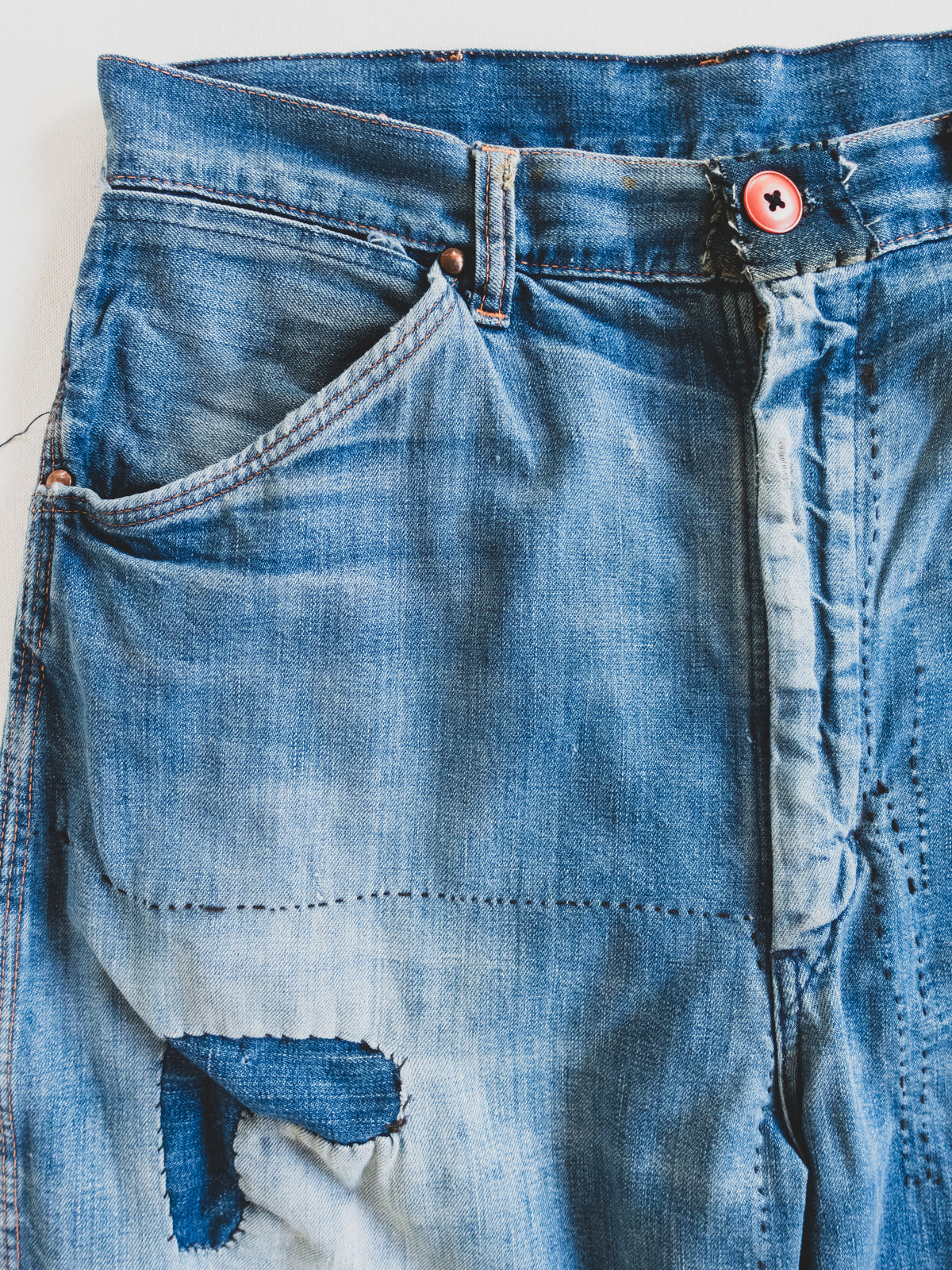 1950’s Crazy Patched Carpenter Pants - 31x32