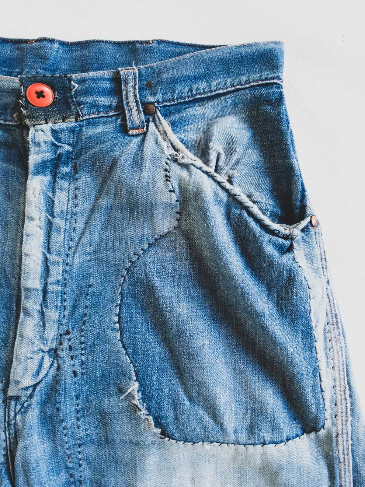 1950’s Crazy Patched Carpenter Pants - 31x32