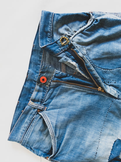 1950’s Crazy Patched Carpenter Pants - 31x32