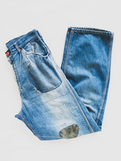 1950’s Crazy Patched Carpenter Pants - 31x32
