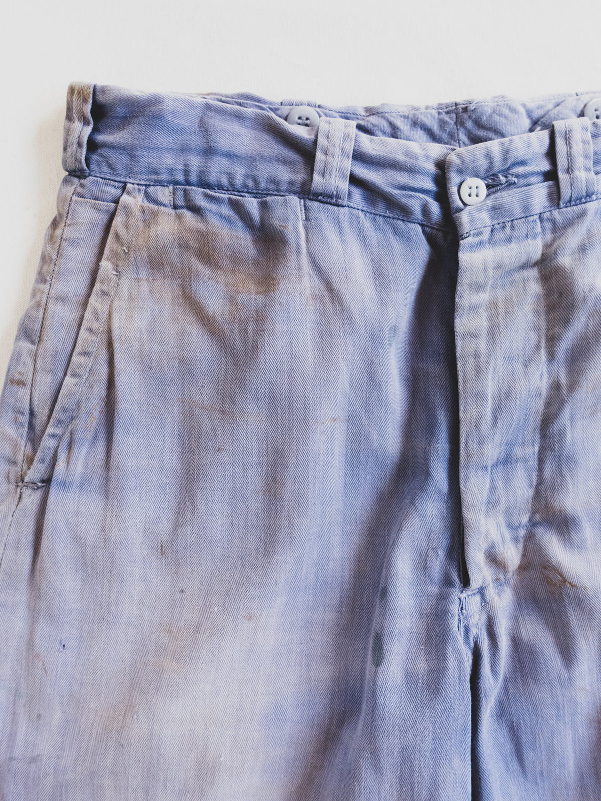 1950’s Beautifully Faded HBT Pants - 32x26
