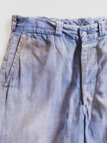 1950’s Beautifully Faded HBT Pants - 32x26